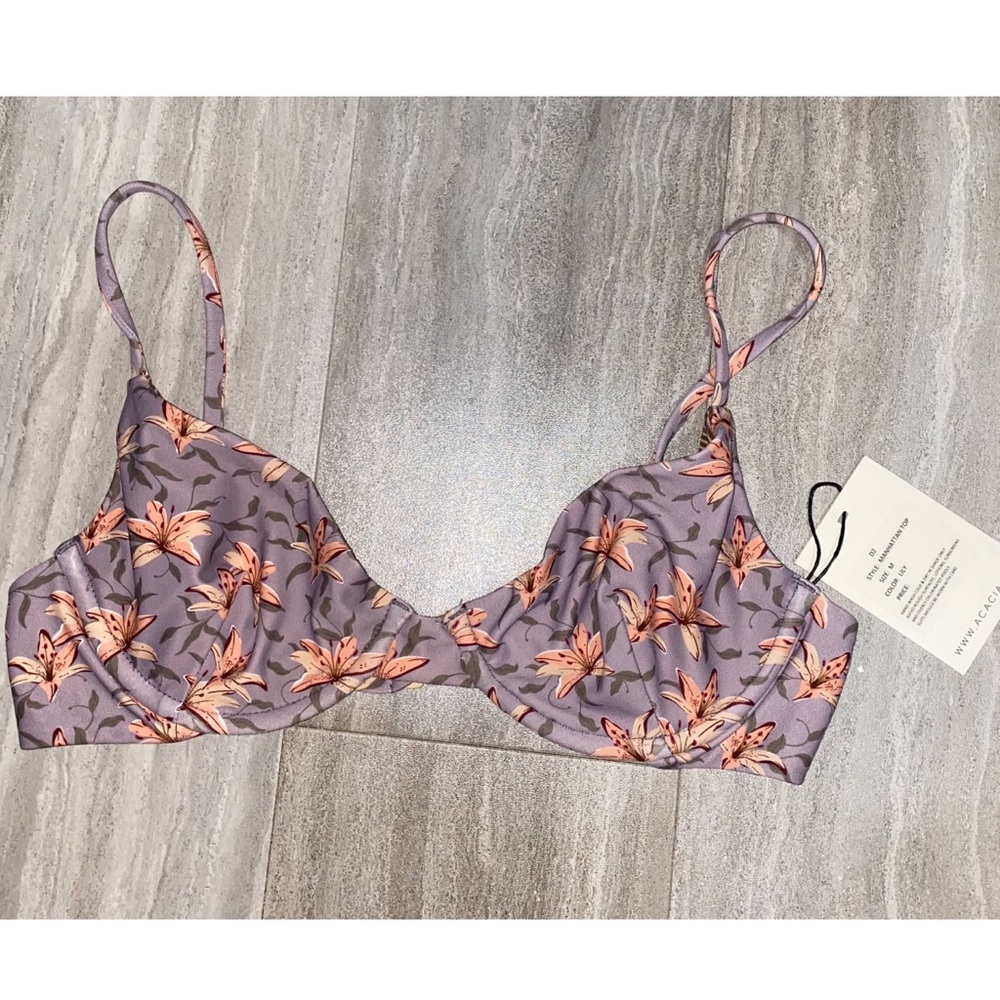 *SOLD*ACACIA Swimwear Manhattan Top in Lily